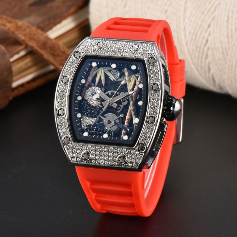 2024 new Sports Men's Watch Luxury Fashion Fully function Quartz Watches men Unique Design Waterproof Tape Watch Wristwatch_voghion.com