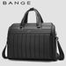 Black Label High End Business Texture Men's Portable Briefcase Travel Women's Commuter Computer Bag Shoulder Bag_voghion.com