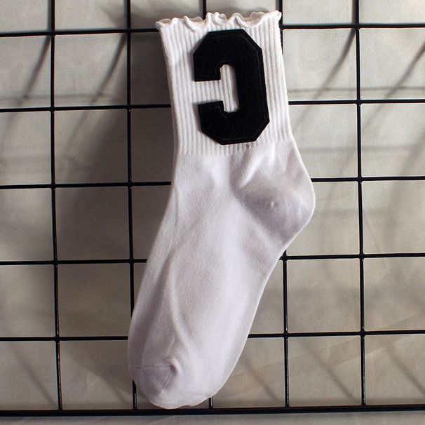 Calzini da donna in pizzo con funghi, nuovi calzini in peluche con grande C, calzini sportivi da donna elastici alti, calzini in cotone assorbente per il sudore, alla moda_voghion.com