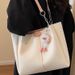 Class For Women Large Capacity 2024 New Summer Versatile Shoulder College Student Commuter Tote Bag_voghion.com