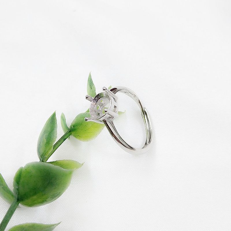 Bague simple de 2 carats à quatre griffes en moissanite couleur D, sertie de diamants simulés, pour femme, à faire soi-même, ajustable, classique_voghion.com