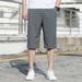 Men's Clothing Men's Casual 6 Point Shorts Summer Shorts Trend Summer Loose Outer Wear Plus Size Half Length Cropped Pants_voghion.com