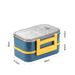 Doppellagige Bento-Box, mikrowellengeeignet, aus Edelstahl, tragbar, für Kinder, Picknick, Schule_voghion.com