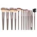 Champagne 20 Pcs 15 Pcs 10 Makeup Brushes Set, Portable Soft Bristle Blush Brush, Full Set Of Foundation Brushes_voghion.com