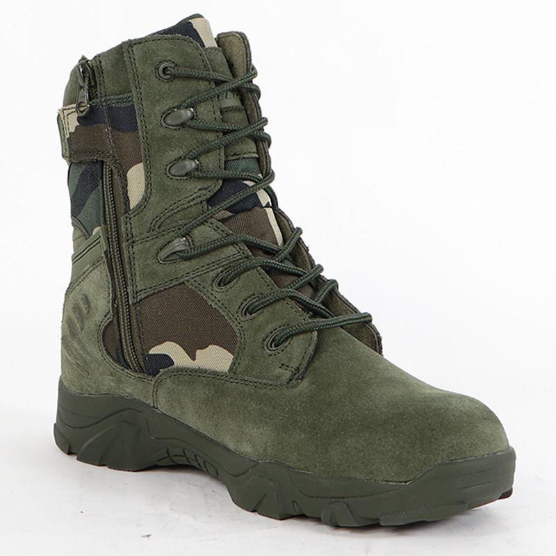 Men’s Shoes Spring And Autumn Men's Mountaineering High Top Delta Shoes Outdoor Combat Boots Waterproof Non Slip Tactical Boots Men's Shoes_voghion.com
