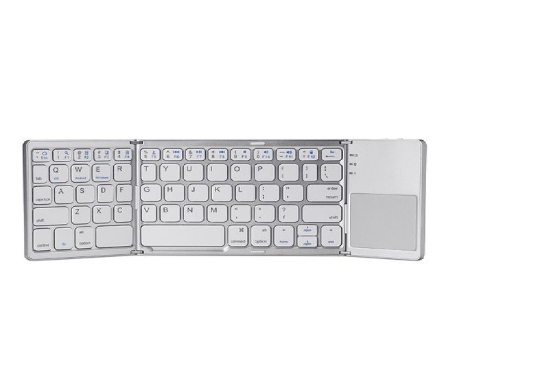 Faltbare drahtlose ultradünne Touchpad-Bluetooth-wiederaufladbare Klapptastatur für Tablet-Laptop_voghion.com