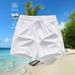 Herrkläder Moderiktiga Strandfritid Enfärgade Snabbtorkande Lösa Sportshorts_voghion.com