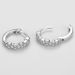 Tancise Silver Zircon Boucles d'oreilles Boucles d'oreilles pendantes pour femmes Cadeaux de fête de mariage_voghion.com
