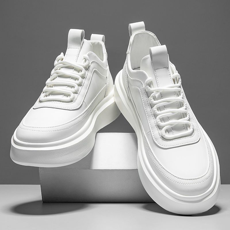 The new men's shoes breathable trend all match board shoes inside the increase thick soled casual shoes_voghion.com