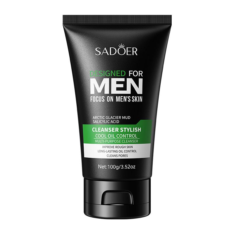 Men's Facial Cleanser 100g Cool Men's Cleansing Facial Cleanser_voghion.com