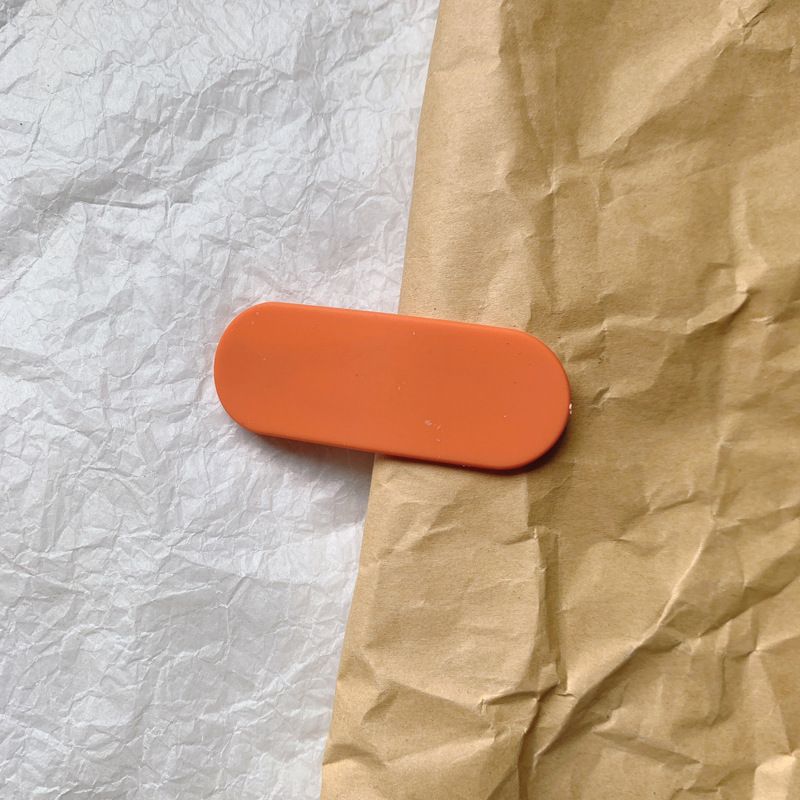 6CM oval children's hairpin colorful frosted bb clip small baby hair accessories stall_voghion.com