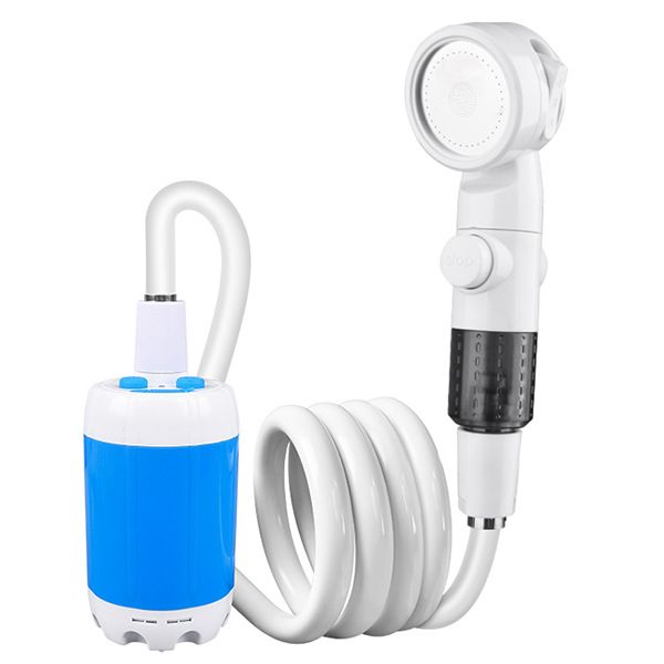 Pompa per doccia portatile certificata CE – Getto regolabile con alloggiamento in ABS (compatibile con soffioni doccia nuovi/vecchi)_voghion.com