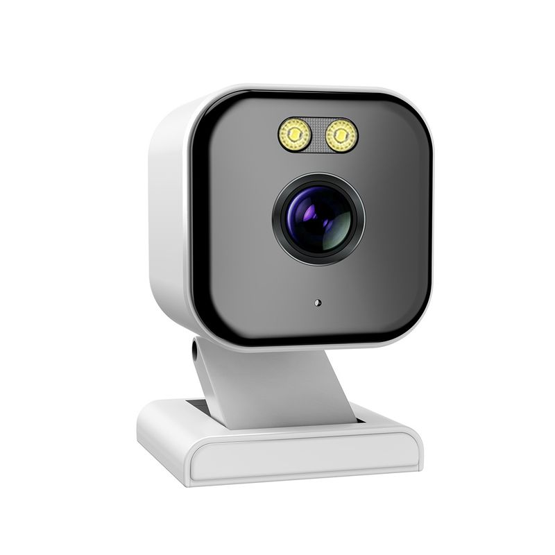 Caméra de surveillance intelligente Wi-Fi pour bébé - Caméra de sécurité magnétique étanche avec vision à 360° (vision nocturne HD 1080p, audio bidirectionnel, détection de mouvement)_voghion.com