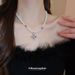 Collana con quattro stelle e cerchio di zirconi, collana di perle e pianeta, moda coreana, catena per clavicola, accessori versatili da donna, luce e lusso_voghion.com