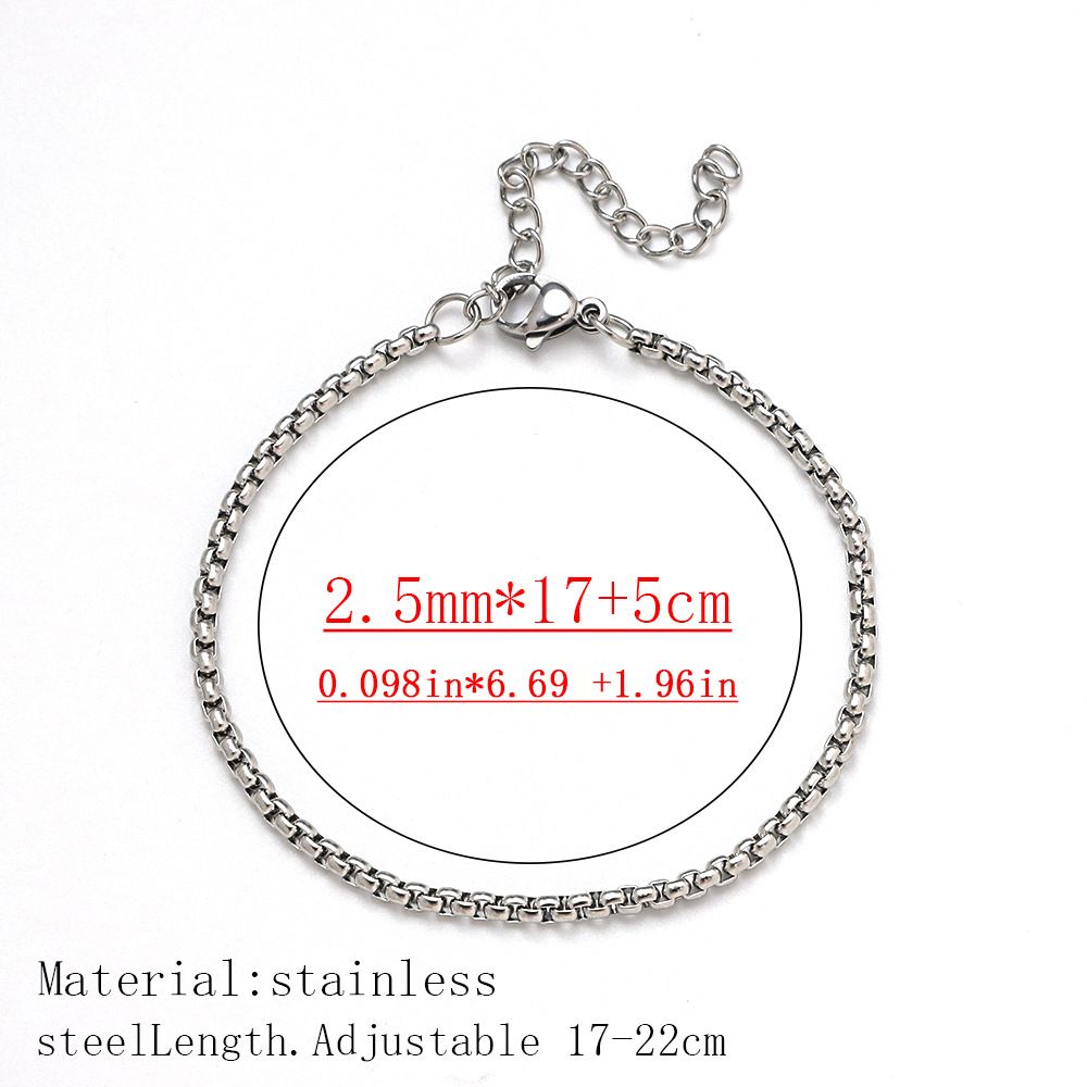 Bracciale in acciaio inossidabile placcato oro per donna, bracciale alla moda con catena in acciaio al titanio, gioielli minimalisti unisex,_voghion.com