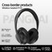 Cuffie Bluetooth over-ear wireless P733 con bassi profondi, archetto regolabile, microfono integrato, connessione multi-point per casa/ufficio/viaggi_voghion.com