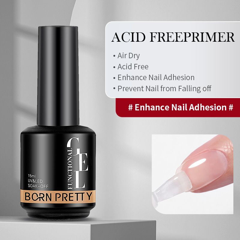 15ml Professional Nail Gel Set - Base Coat, Crystal Top Coat, Matte Top Coat - Essential Nail Art Base Gel Kit_voghion.com