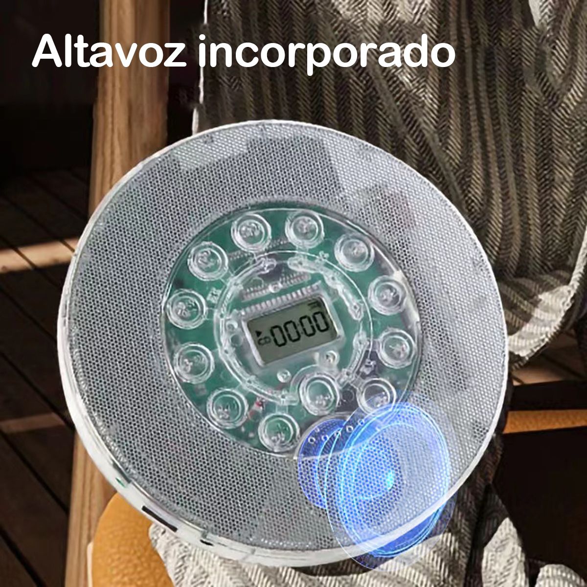 CD Player Transparent Bluetooth CD Player U Disk Music Walkman_voghion.com