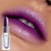 Zweifarbiger Farbverlauf 2-in-1 Lila Silber Glitzer Perle Meerjungfrau Langanhaltender Lippenstift Make-up_voghion.com