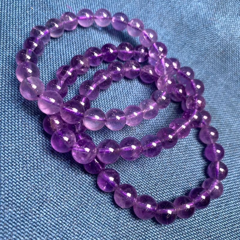 Selected Brazilian Amethyst Garnet Tourmaline Purple Men And Women Bracelet Cloud Turning Zodiac Year Jewelry_voghion.com