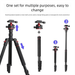 Multifunctional Tripod For Mirrorless And DSLR Cameras, Professional Portable Photography Live Streaming Stand With_voghion.com