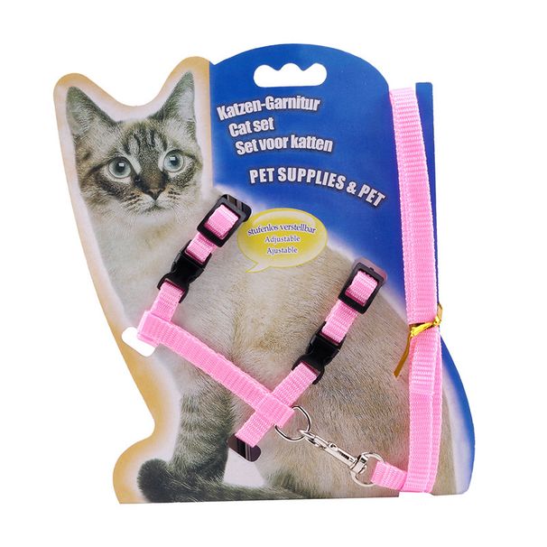 6 Colors Available Pet Chain Leash Walking Cat Tether_voghion.com