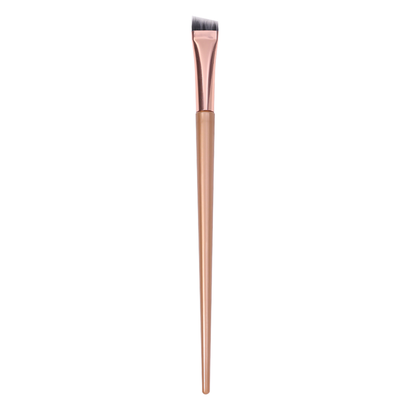 Σαμπανιζέ χρυσό πινέλο μακιγιάζ eyeliner πινέλο με μικρή γωνία λεπίδα επένδυση φρυδιών περιγράμματος βούρτσα ομορφιάς καλλυντικά ματιών_voghion.com