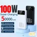 50000 mAh Duża pojemność 100 W Szybkie ładowanie Przenośna ładowarka Power Bank do iPhone'a Huawei Samsung_voghion.com