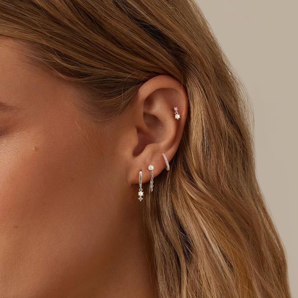 Orecchini unisex in vero ottone placcato oro, freschi e dolci, con ciondolo a forma di perla, stile fata._voghion.com