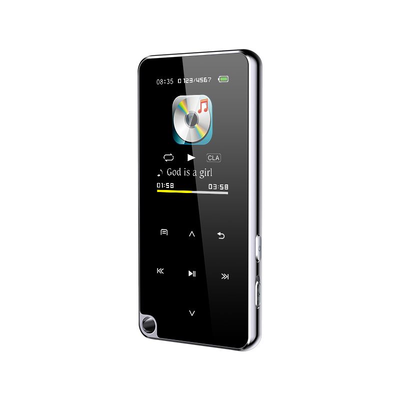 4-128GB Bluetooth Touch MP3 Player,1.8inch Color Screen Support TF Card/Fm Radio/Voice Recorder, Lossless HIFI Muisc Player MP4_voghion.com