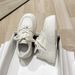 2024 new style genuine leather thin height enhancing thick soled white shoes for women Internet celebrity versatile casual sports retro sneakers trend_voghion.com