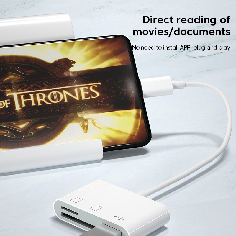 Adapter Type-C Micro TF CF SD Memory Card Reader Writer Compact Flash USB-C Adapter for Book Samsung Huawei Xi_voghion.com