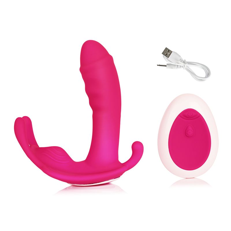 Kablosuz Uzaktan Külot Yapay Penis Vibratör Giyilebilir Kelebek Anal Vibratör Vajinal Anüs Stimülatörü Kadın Mastürbasyonu Seks Oyuncakları İçin_voghion.com