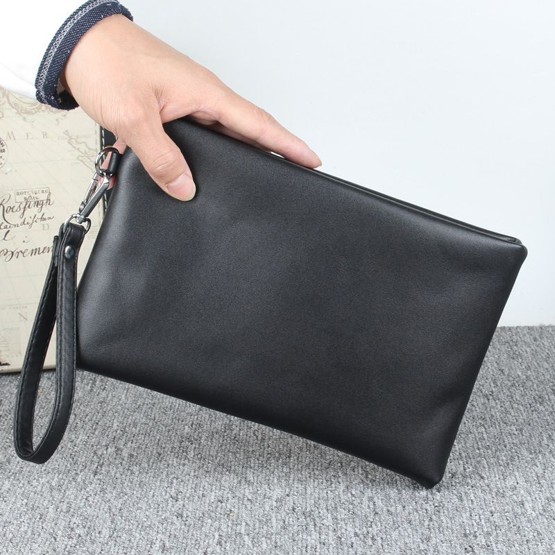 Herren Clutch Bag Handgelenktasche Lässige Herren Clutch Bag, Trendy Handtasche, Handytasche, PU Leder Weiche Clutch Bag, Modische Herren Handtasche_voghion.com