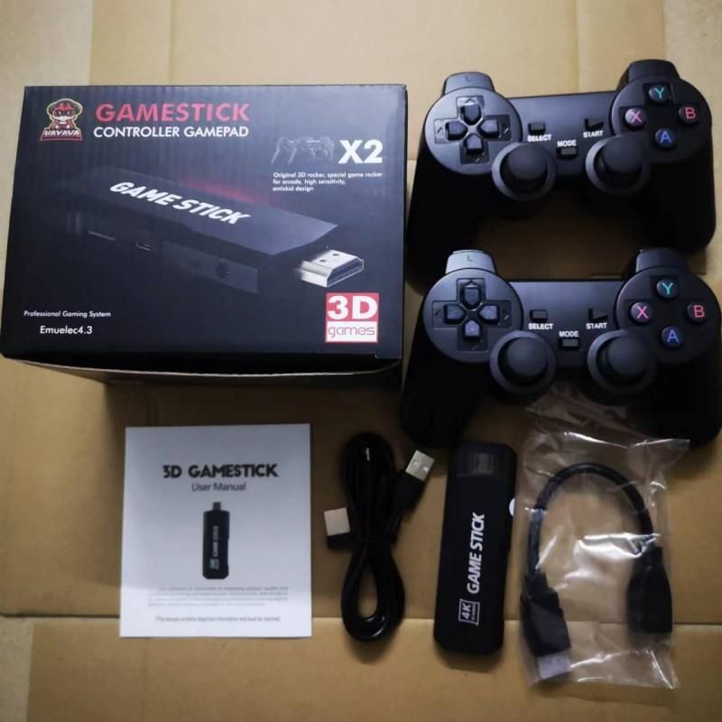 GD10 Stick Ingebouwde 40000 Games 128GB/64GB/32GB 2.4G Draadloze Controller Retro 4k HD Videogameconsole_voghion.com