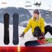 Small Blackboard Ski Equipment All-round All-region Snowboard Binding Snowshoe Flat Flower Carving_voghion.com