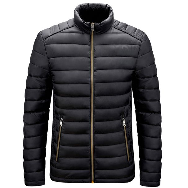 Herrenbekleidung Leichte Steppjacke für Herren – Slim Fit Packable Coat (6 Farben, M-6XL)_voghion.com
