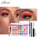Lidschatten Popfeel Lidschatten Augenbrauenstift Augen Set Make-Up Kosmetik Kombination Candy Farbe Perlglanz Matte Erde Farbe_voghion.com