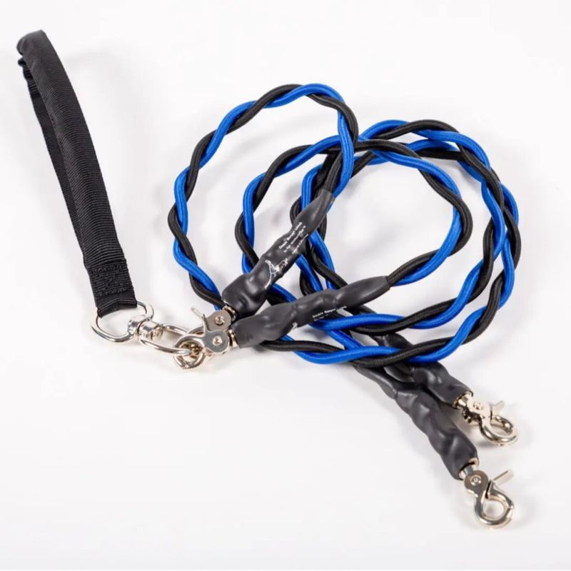 New Bungee Creative Double Elastic Dog Leash_voghion.com