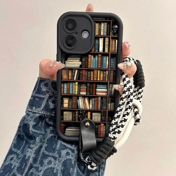 Boekenplank polsketting lanyard hoesje voor Samsung M56 M16 M06 M36 M15 M14 M34 M54 M35 M55 M13 F15 F55 F16 A11 03 04 10 20_voghion.com