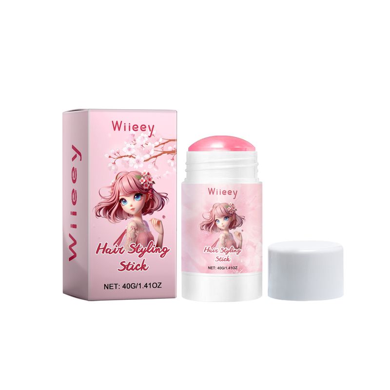 Wiieey cherry blossom flavored styling stick, perm, curl styling, moisturizing, and smoothing hair care to soothe_voghion.com