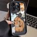 Compatible for iPhone 16 15 14 13 12 11 PRO MAX XR XS X 8 7 6 6S PLUS Full protection couple capybara case_voghion.com