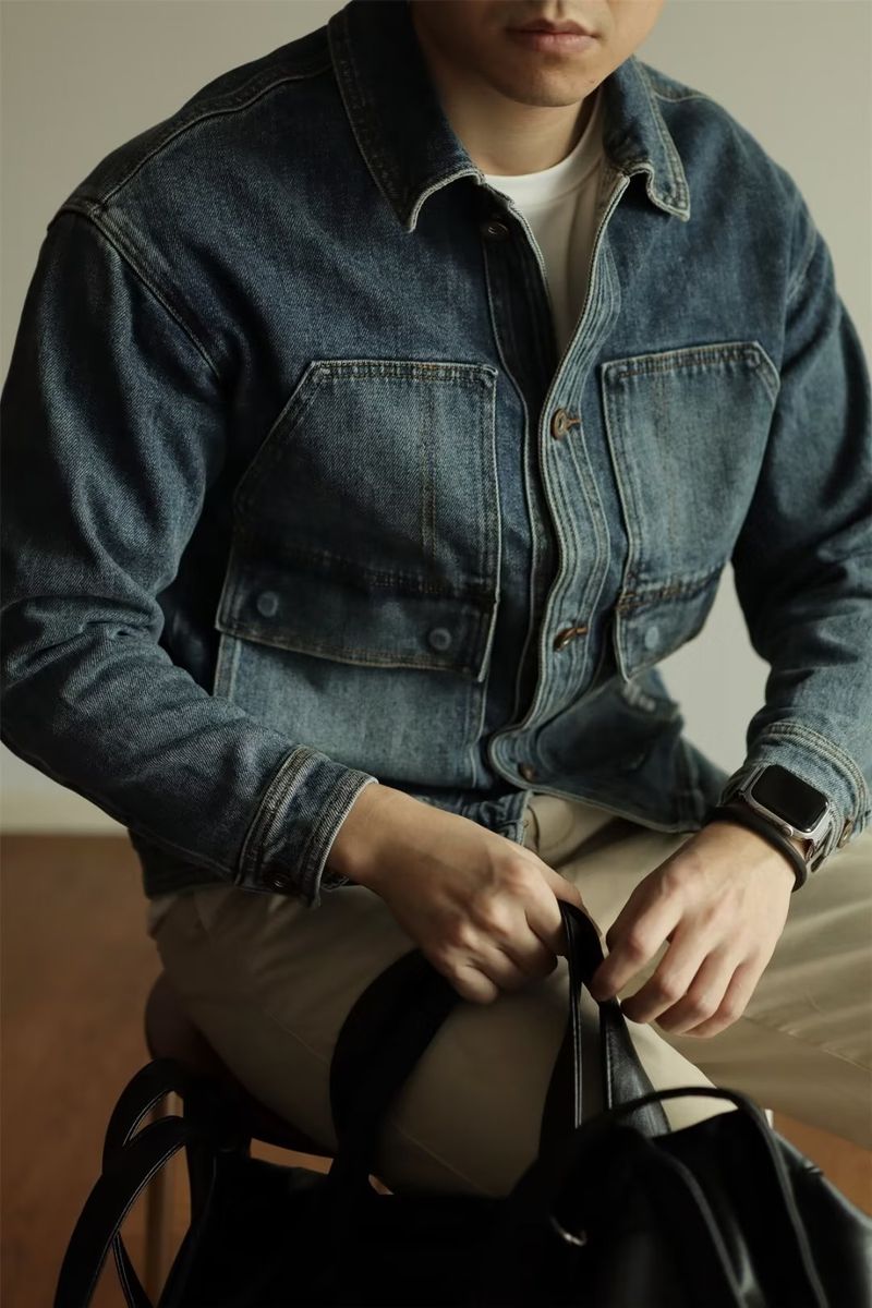 New Autumn Denim Jacket Men's Oversized Casual Coat Youth Streetwear Fashion Blue Jeans Jacket For Teens​_voghion.com