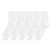 Chaussettes longues tube souples noires et blanches pour hommes et femmes, mi-mollet, emballage_voghion.com