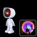 1 Pcs Astronaut Robot Rainbow Projection Sun Lamp Table Lamp Sunset Lamp Atmosphere Lamp HMM_voghion.com