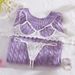 Women's Intimates No Need To Take Off The Crotch Lace Hollow Revealing Breasts Two Piece Set_voghion.com