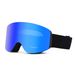 Magnetic Double Layer Anti-Fog Cylindrical Ski Glasses Equipment Snow Protective Goggles_voghion.com