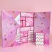 Christmas Advent Calendar Surprise Box – Foldable 24-Day Countdown Gift Box (Pink, Premium Cardboard)_voghion.com