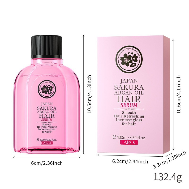 Scrubs & Bodys Treatments Japanese Sakura Argan Oil Hair Essence 100ml Hair Care English_voghion.com