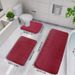 Ensemble de tapis de salle de bain matelassés - Tapis en molleton corail super absorbants (antidérapants, séchage rapide, lavables en machine, 24" x 16")_voghion.com